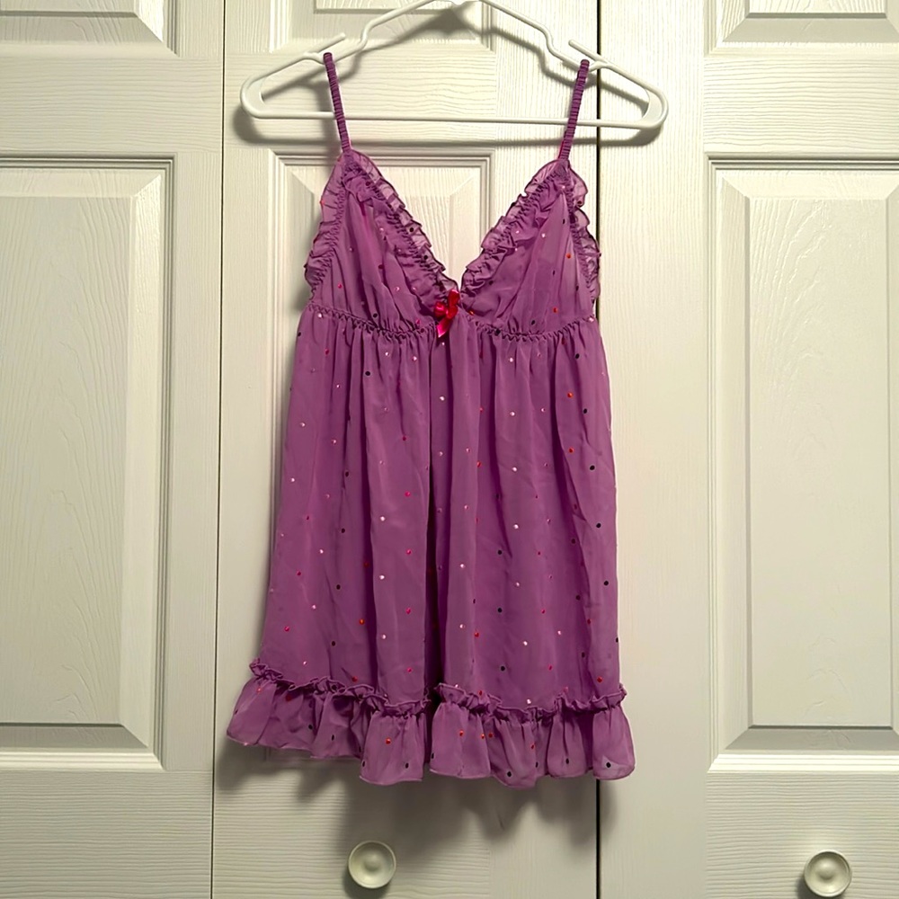 Victorias Secret purple and pink nighty. Size L